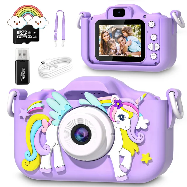 SparkleStarCam - 32GB SD-Karte, HD-Fotos und -Videos, wiederaufladbar, mit Zubehör