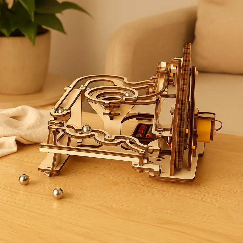 TrackMaster 3D-Kugelbahn-Puzzle – DIY mechanisches Bauset für Teenager und Erwachsene