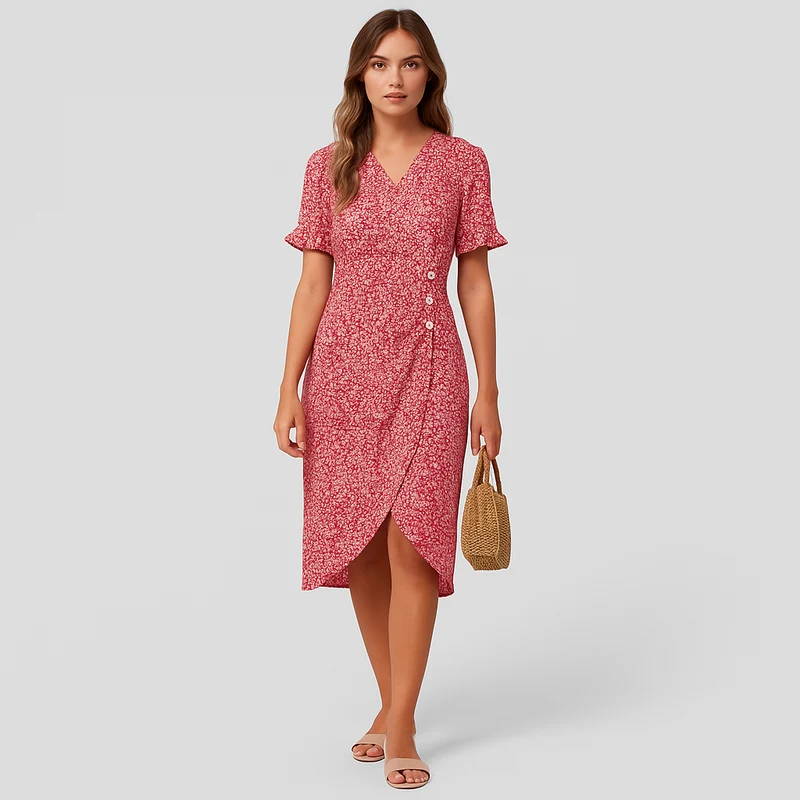 Amélie Ärmellose Blumen Maxikleid – Elegantes Abendkleid