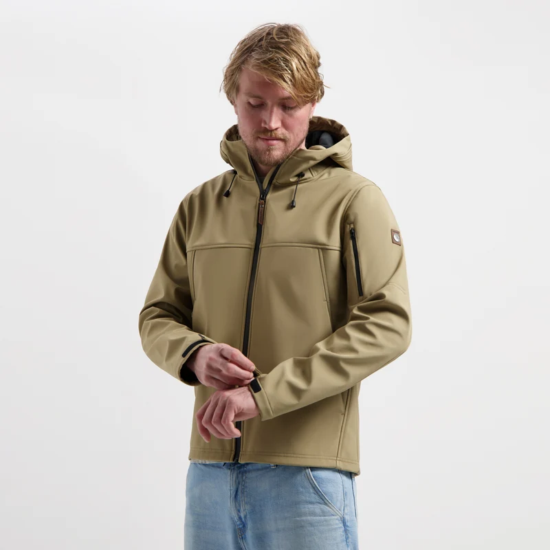 Stian Herren - Softshell-Jacke - Wasserdicht - Braun