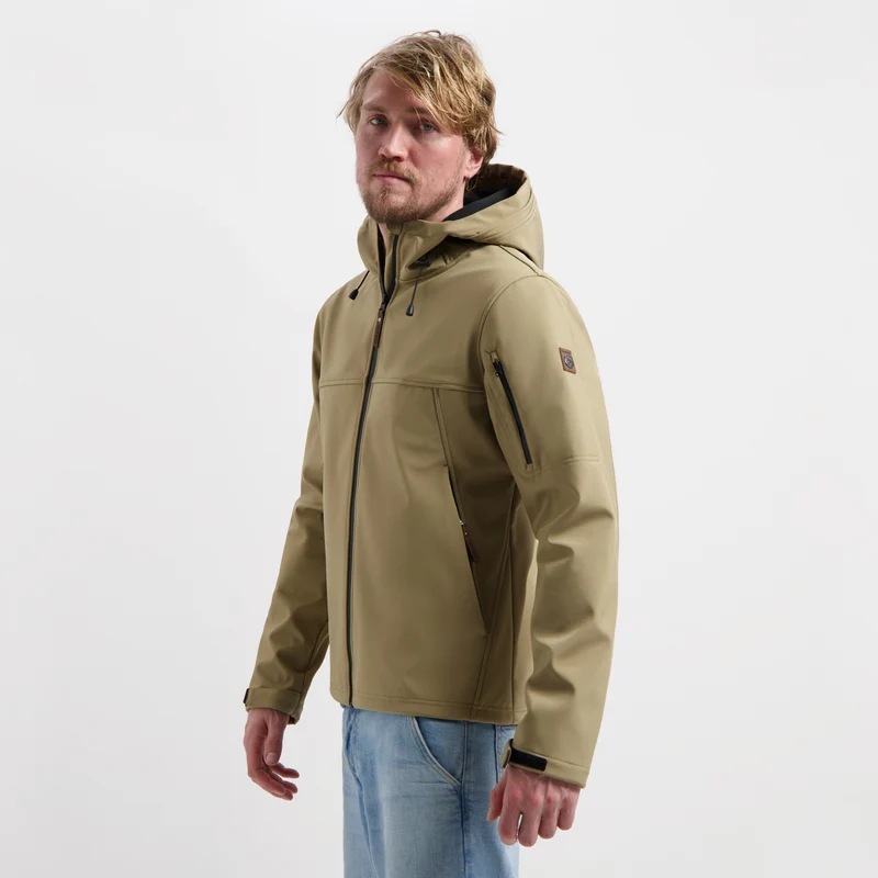 Stian Herren - Softshell-Jacke - Wasserdicht - Braun