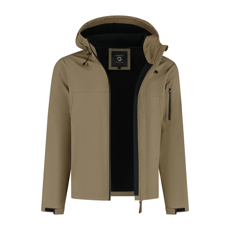 Stian Herren - Softshell-Jacke - Wasserdicht - Braun