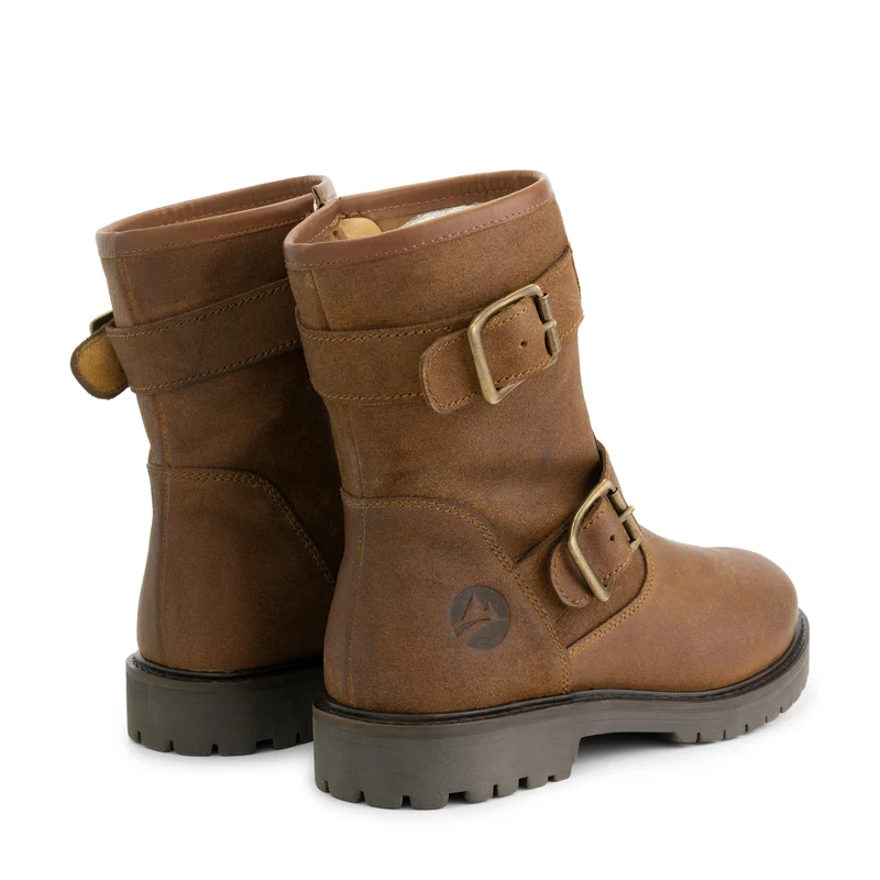Vattrup Damen – Stiefel – Wildleder – Cognac