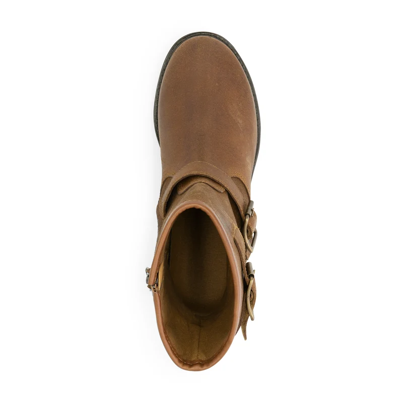 Vattrup Damen – Stiefel – Wildleder – Cognac