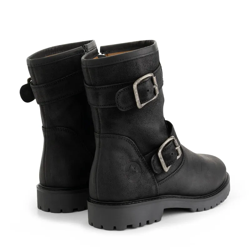 Vattrup Damen – Stiefel – Wildleder – Schwarz