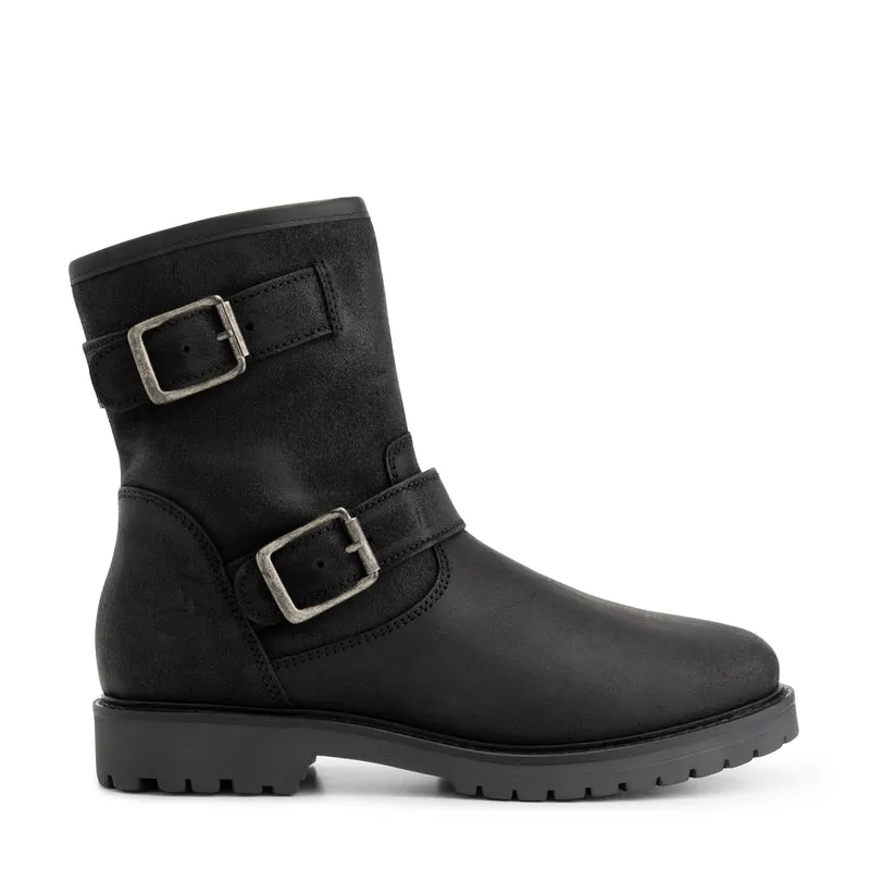 Vattrup Damen – Stiefel – Wildleder – Schwarz