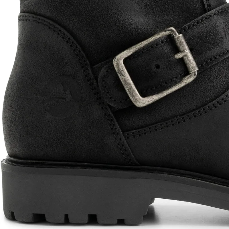 Vattrup Damen – Stiefel – Wildleder – Schwarz