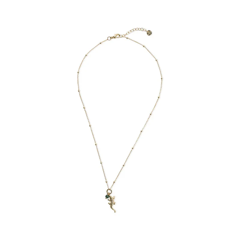 Pozlacený Instinct Náhrdelník – Alligator