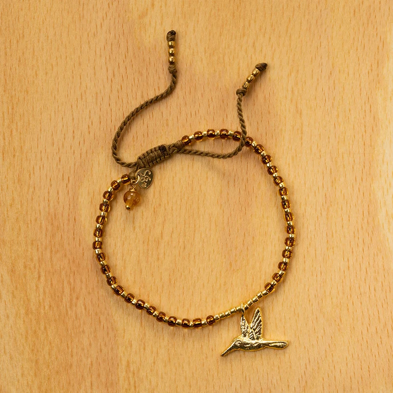 Náramek Untamed Hummingbird – Citrine