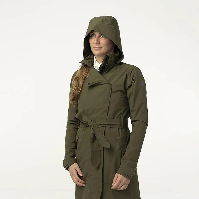 Agu Urban outdoor Trenchcoat long Women Army Green