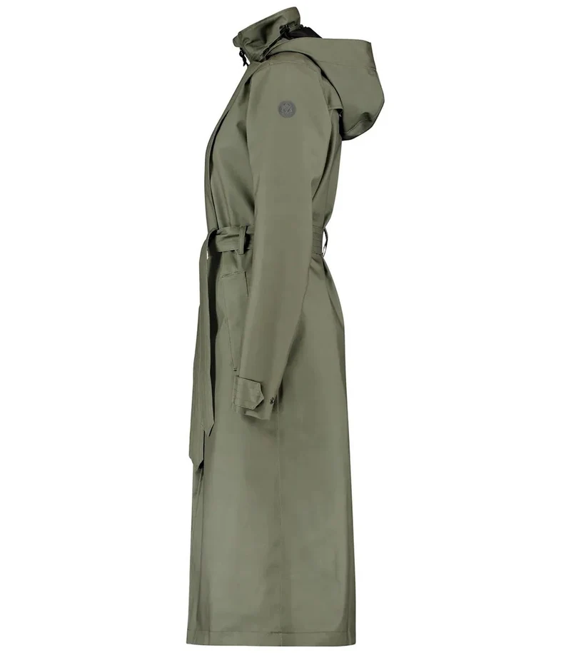 Agu Urban outdoor Trenchcoat long Women Army Green