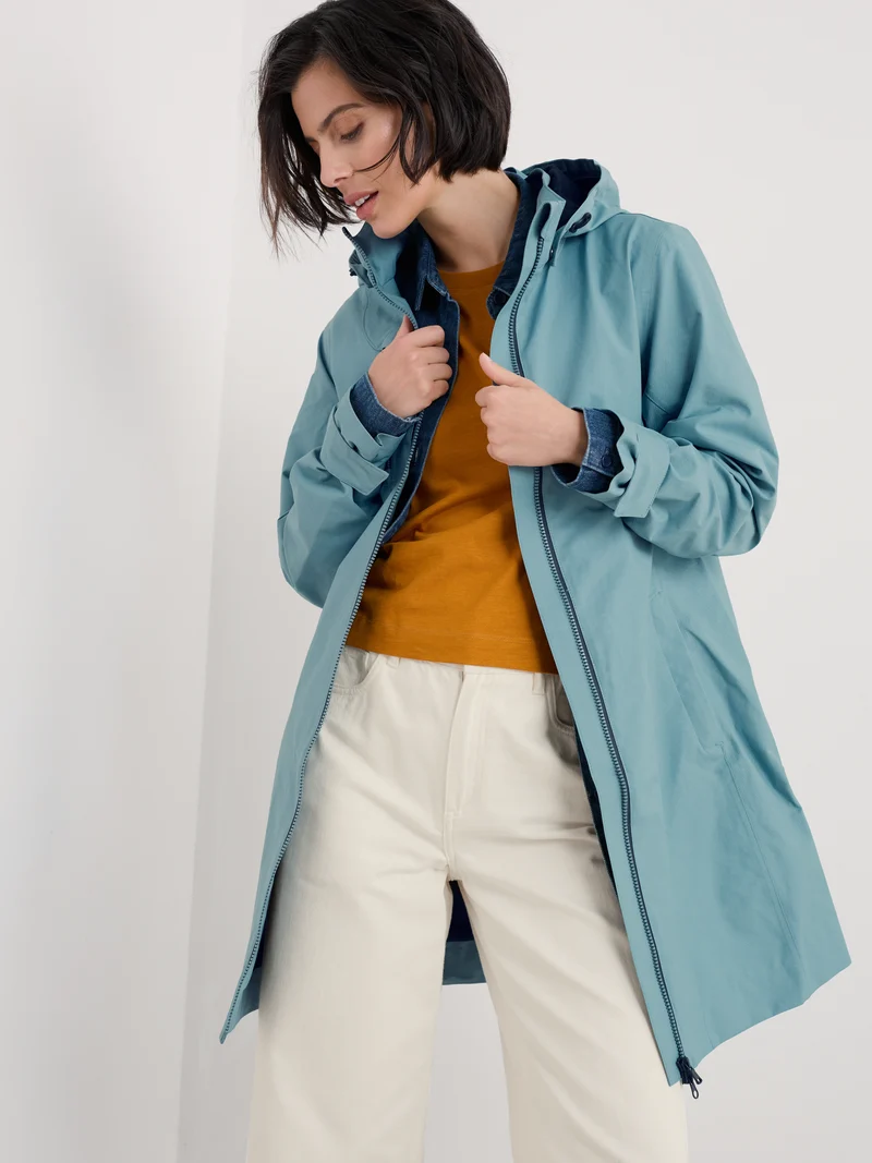 Seasalt Regenjas Dames Coverack Coat Hail