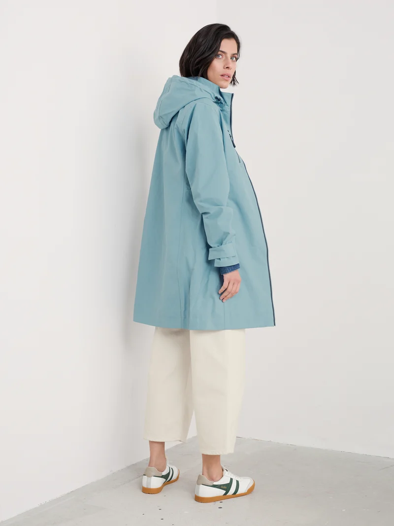Seasalt Regenjas Dames Coverack Coat Hail