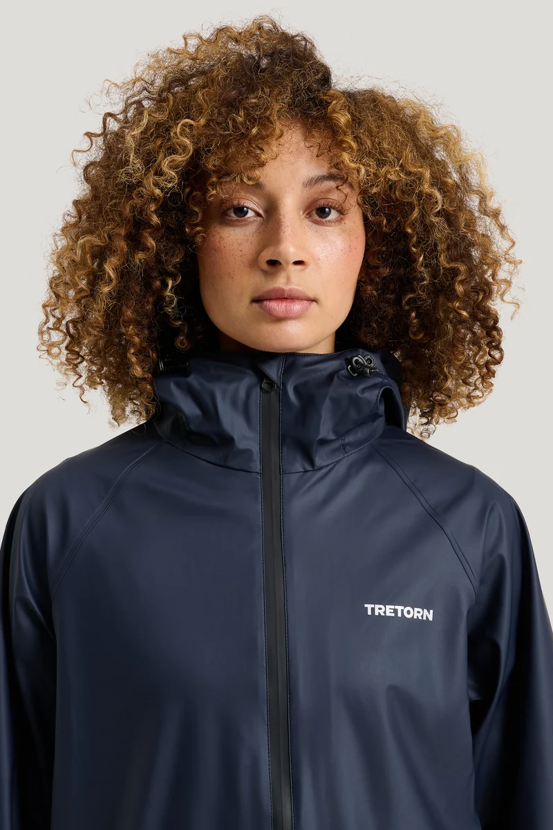 Tretorn Packable Rainbreaker set Navy Blaze