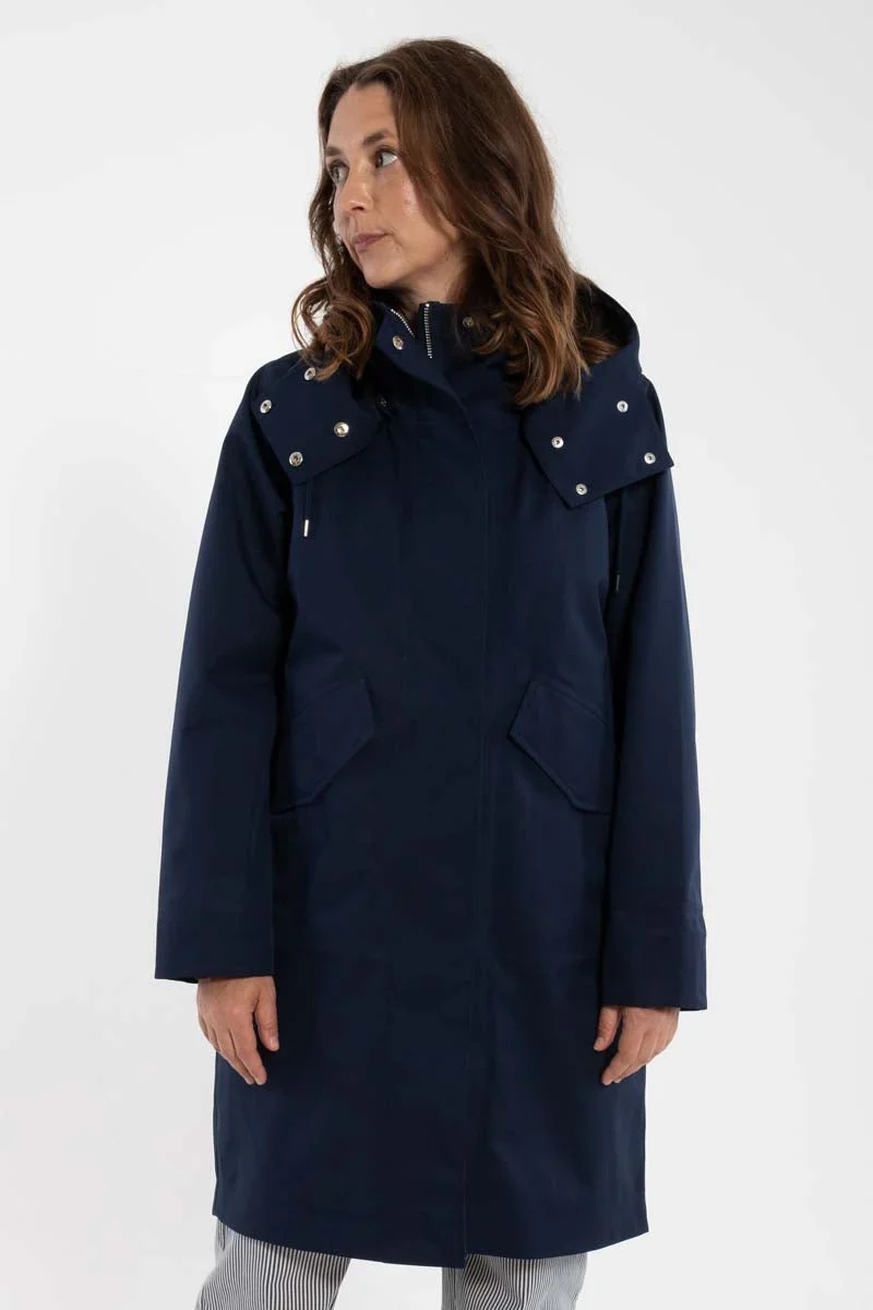 Danefea Danewest Wind Rain Parka Dk Navy
