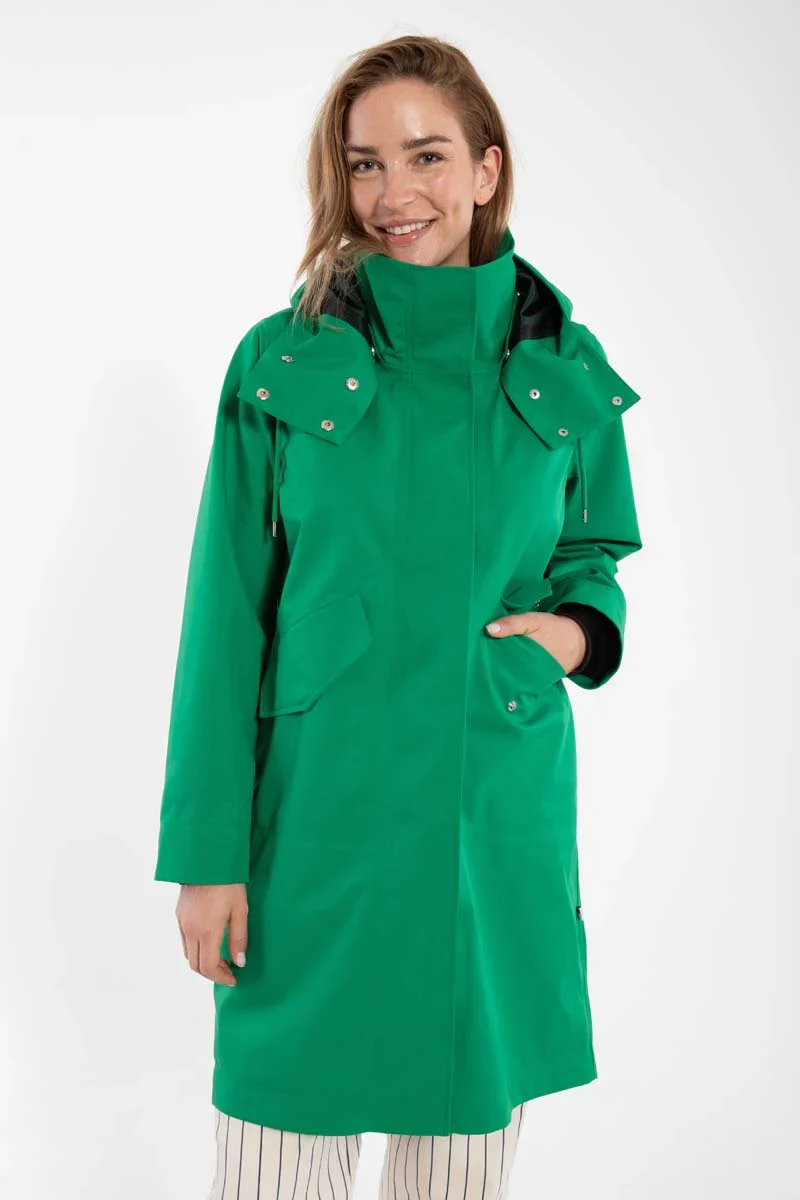 Danefea Danewest Wind Rain Parka Green