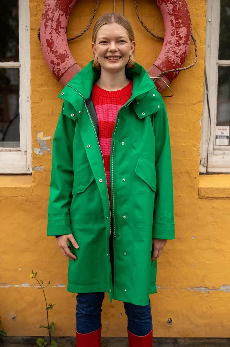 Danefea Danewest Wind Rain Parka Green