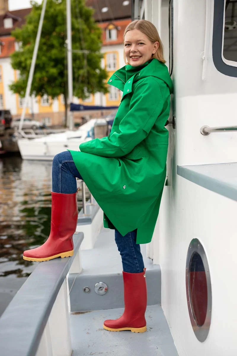 Danefea Danewest Wind Rain Parka Green