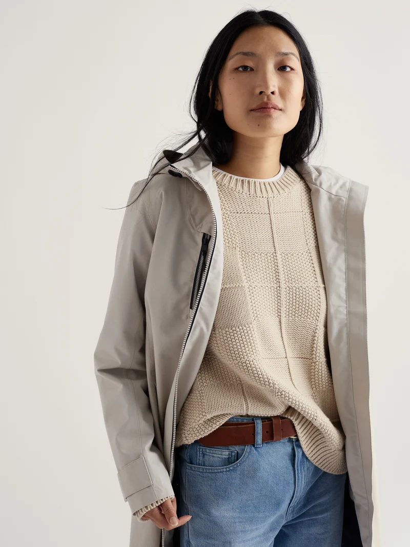 Seasalt Regenjas Dames Coverack Coat Driftwood