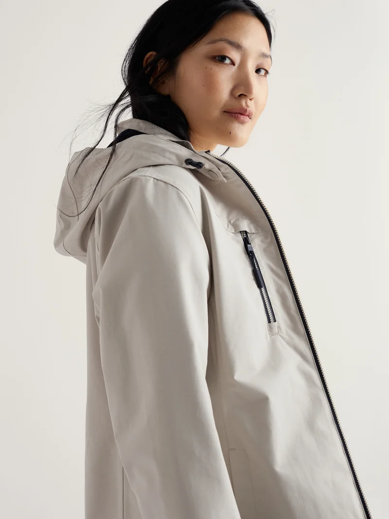 Seasalt Regenjas Dames Coverack Coat Driftwood