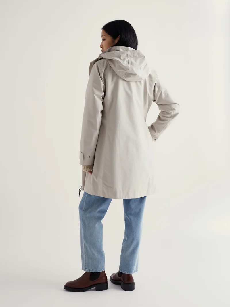 Seasalt Regenjas Dames Coverack Coat Driftwood