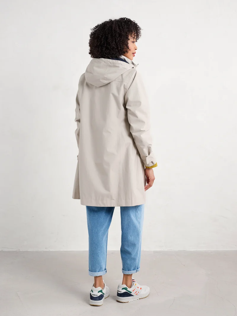 Seasalt Regenjas Dames Coverack Coat Driftwood