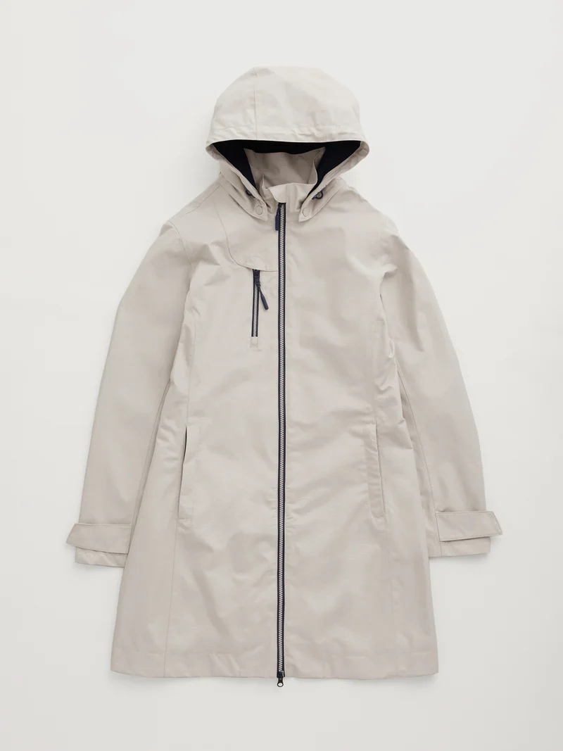 Seasalt Regenjas Dames Coverack Coat Driftwood