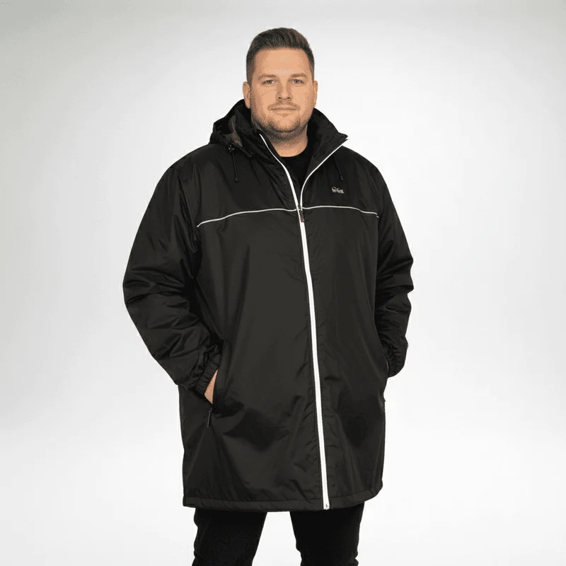 Brigg Regenjacke Herren Übergröße 4XL-10XL Schwarz Blau Marine Funktionsjacke