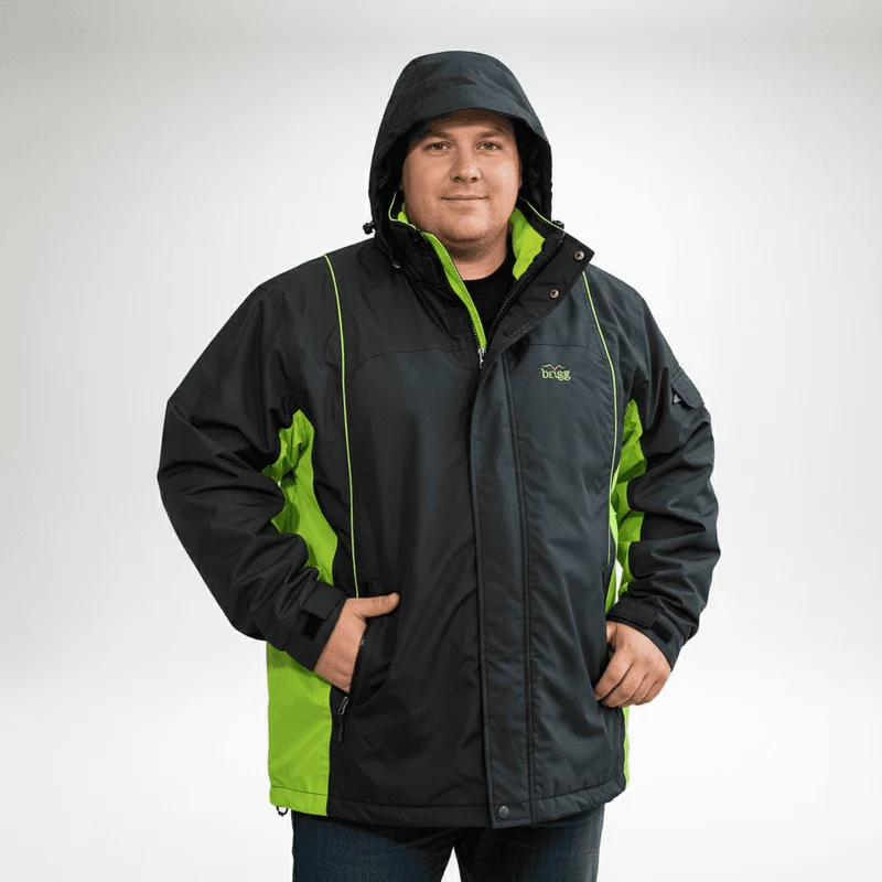 Brigg Regenjacke Herren Übergröße 3XL-12XL Grün Schwarz Navy Gelb Anthrazit wasserfest