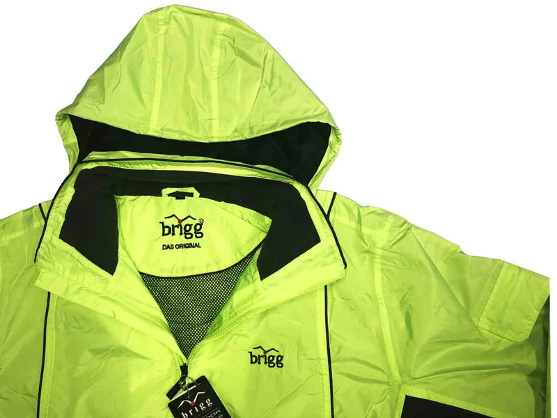 Brigg Regenjacke Herren Übergröße 3XL-12XL Grün Schwarz Navy Gelb Anthrazit wasserfest