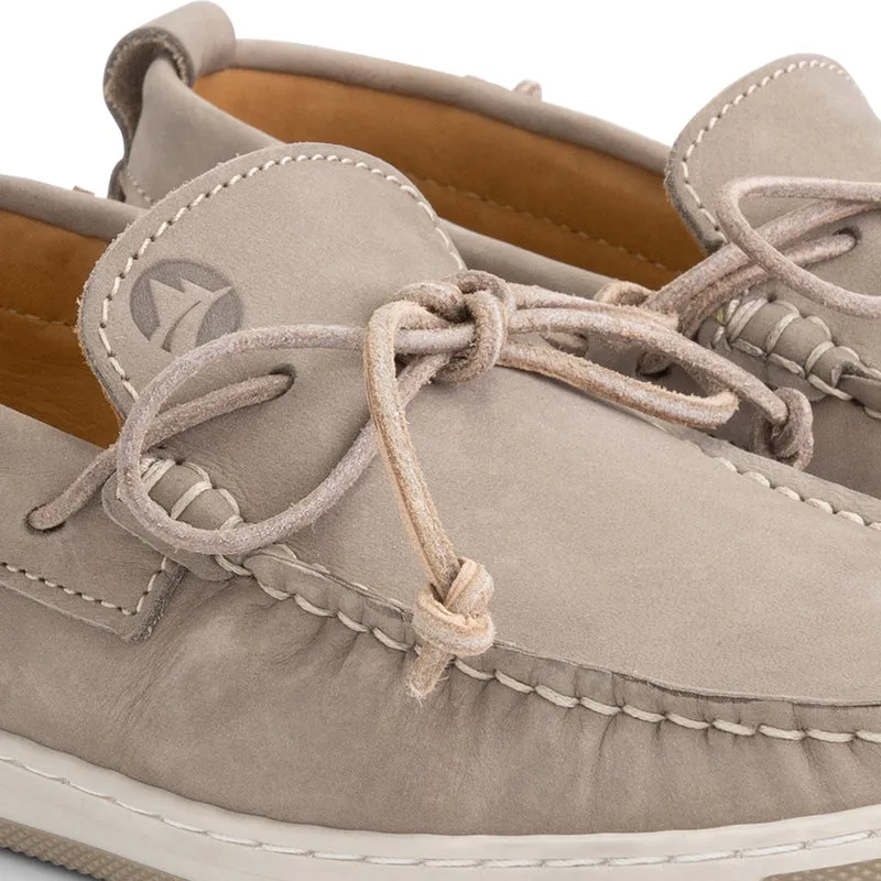 Falmouth Damen - Bootsschuhe - Nubuk - Grau