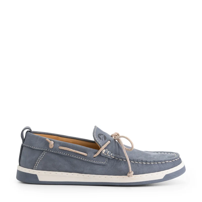 Falmouth Damen - Bootsschuhe - Nubuk - Blau
