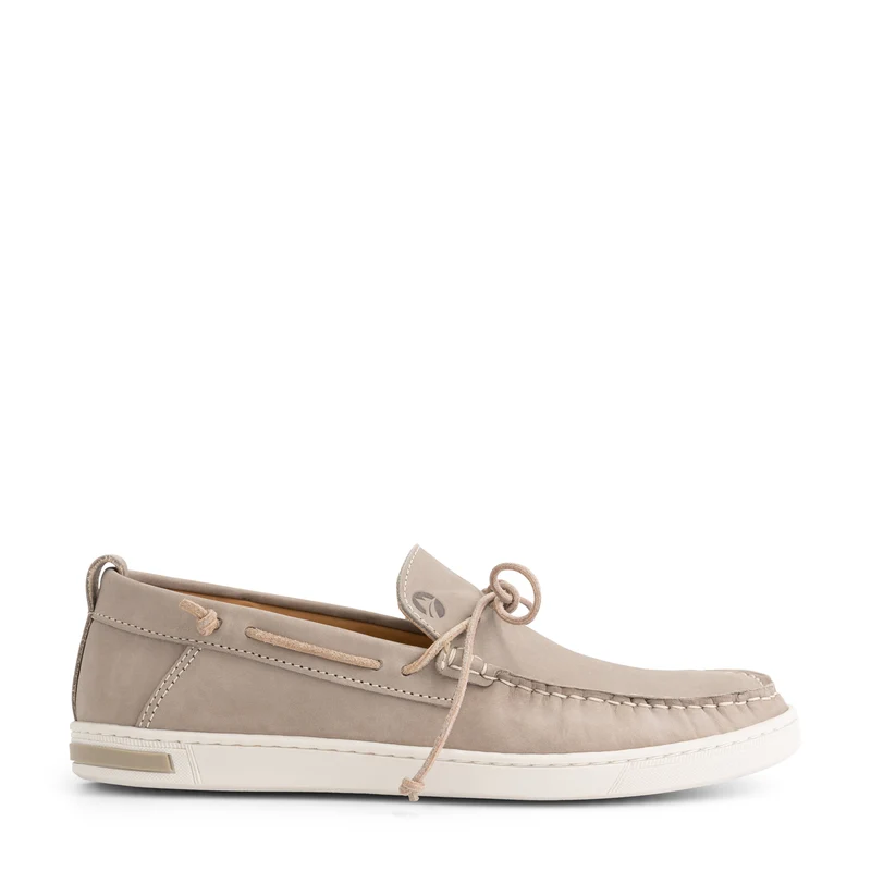 Falmouth Herren - Bootsschuhe - Nubuk - Grau