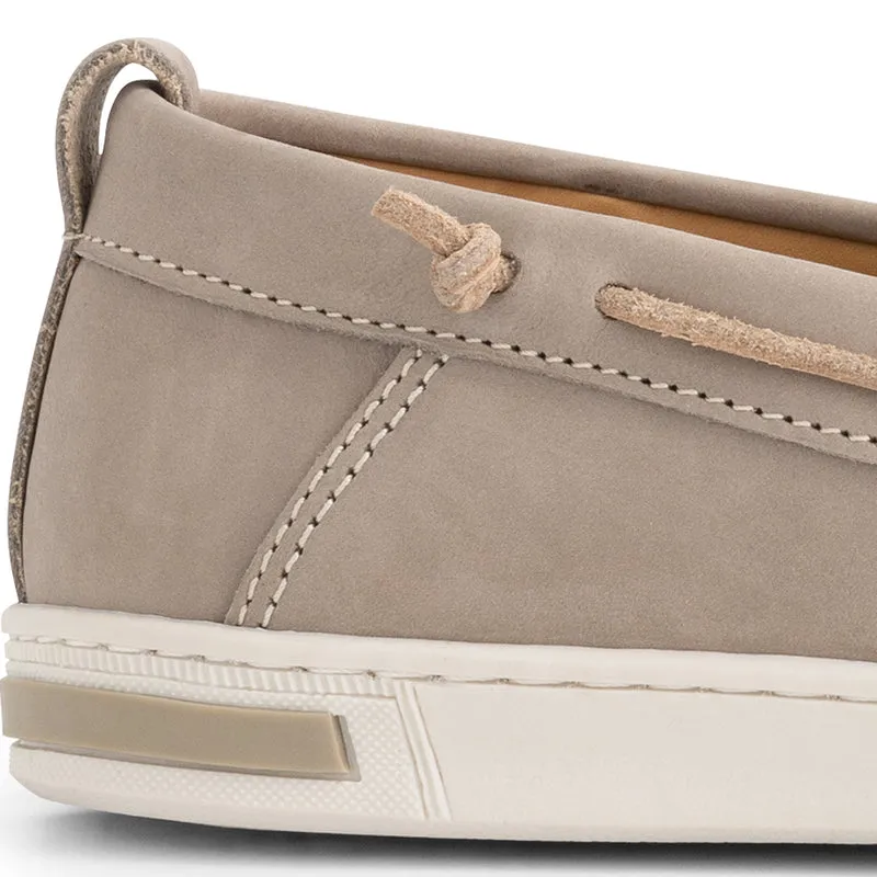 Falmouth Herren - Bootsschuhe - Nubuk - Grau