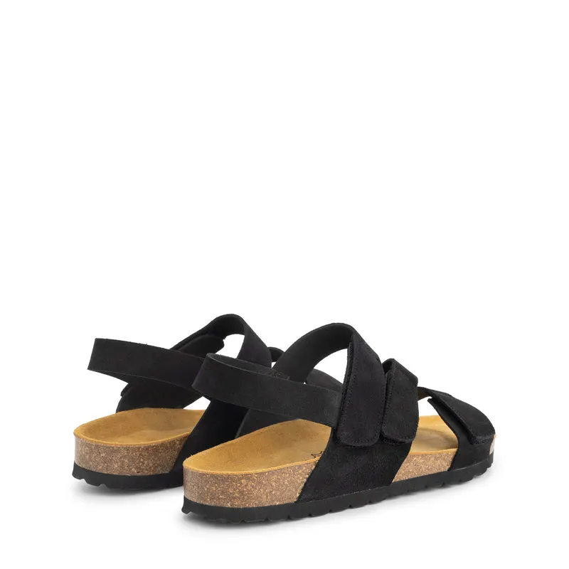 Hedeby Herren - Sandalen - Wildleder - Schwarz