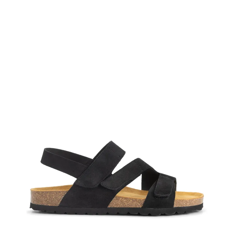Hedeby Herren - Sandalen - Wildleder - Schwarz