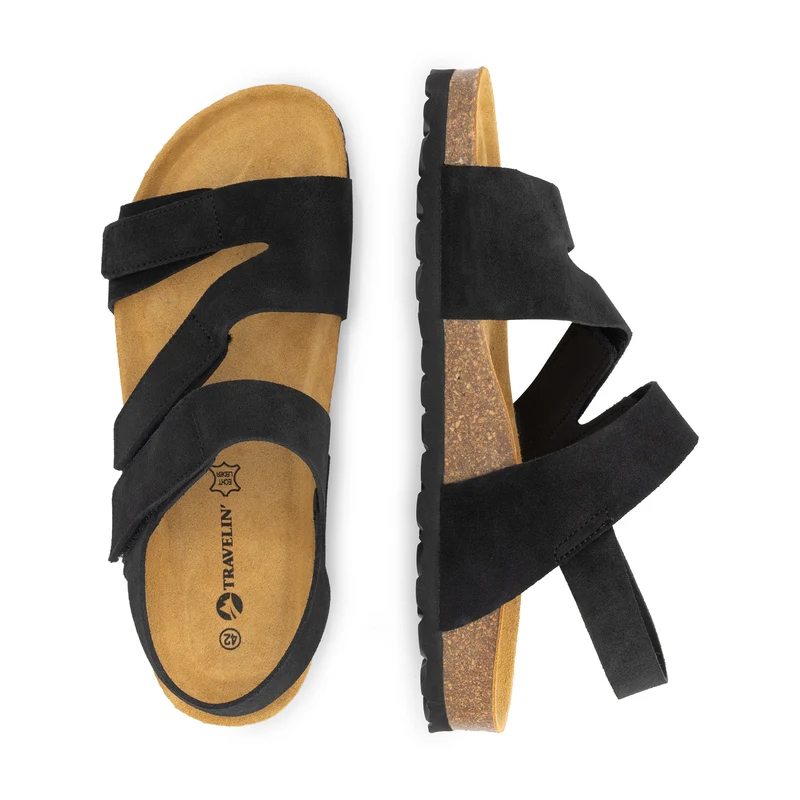 Hedeby Herren - Sandalen - Wildleder - Schwarz