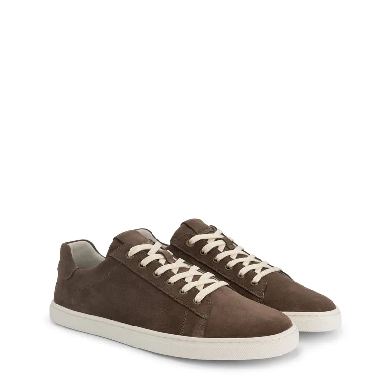 Blekestad Herren - Barfuß-Sneaker - Wildleder - Braun