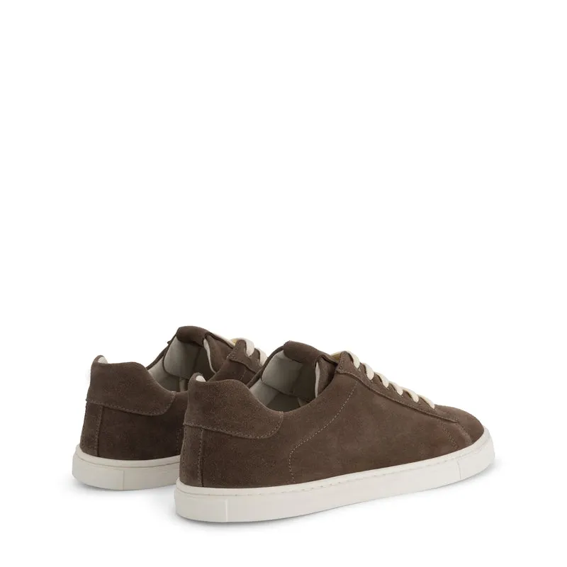 Blekestad Herren - Barfuß-Sneaker - Wildleder - Braun
