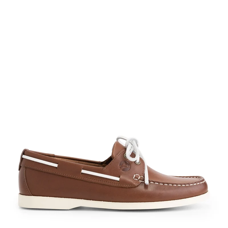 Ebeltoft Damen - Bootsschuhe - Leder - Braun