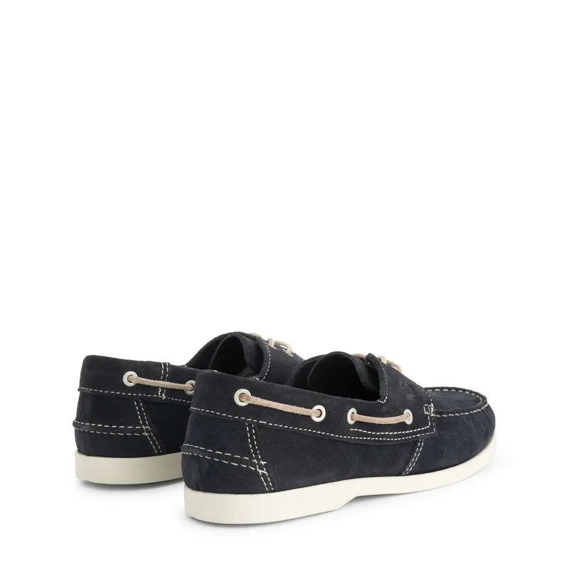 Krokvag Herren - Bootsschuhe - Wildleder - Navy