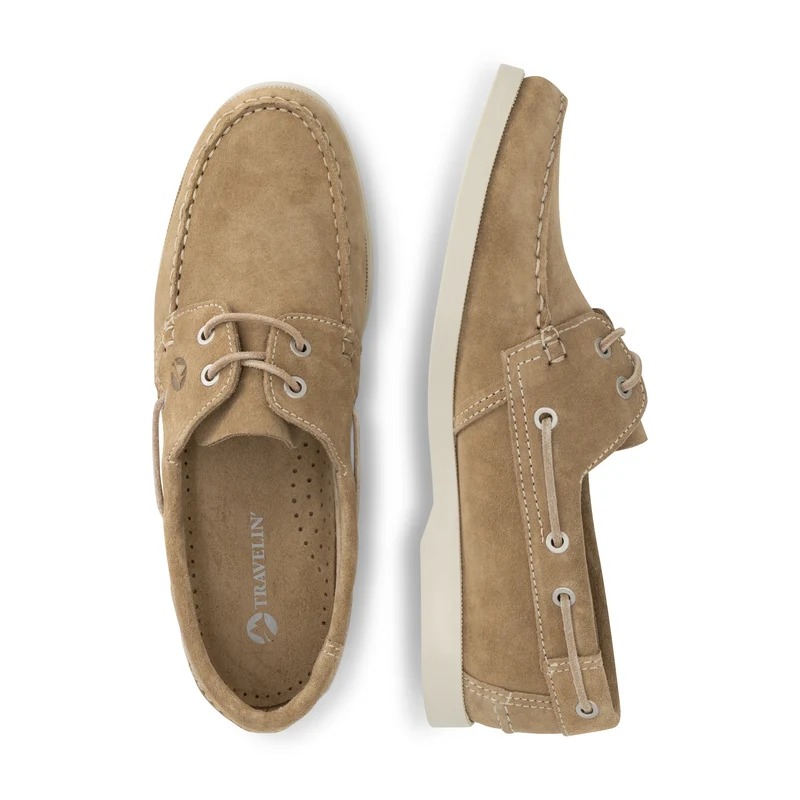 Krokvag Herren - Bootsschuhe - Wildleder - Hellbraun