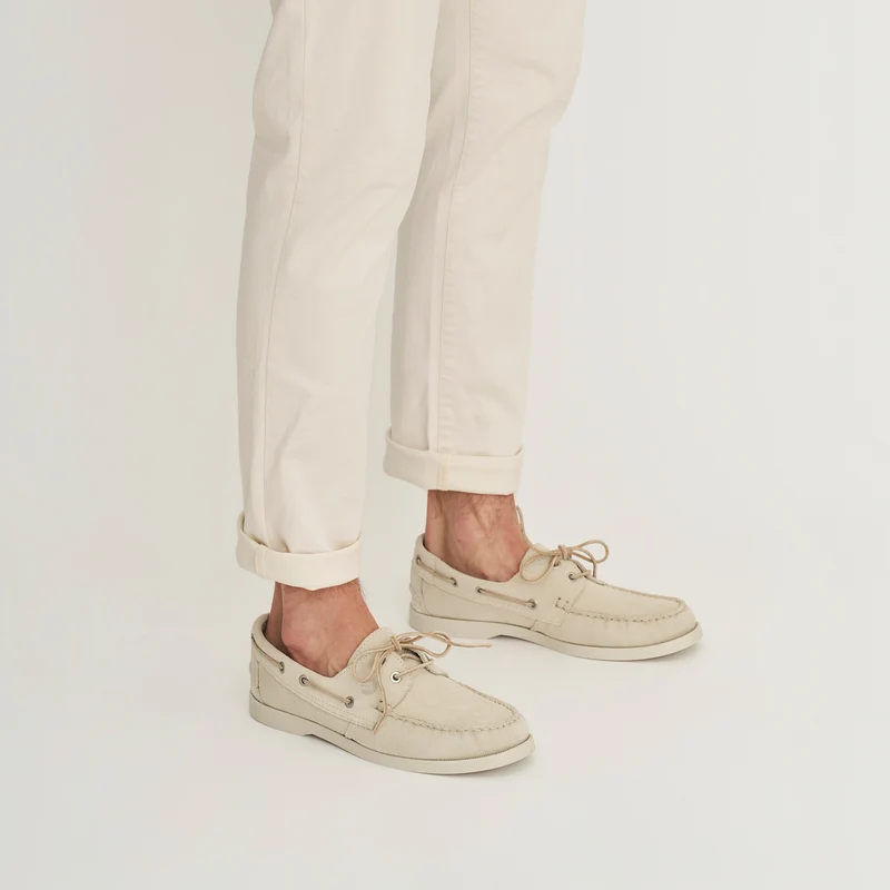 Krokvag Herren - Bootsschuhe - Wildleder - Sand