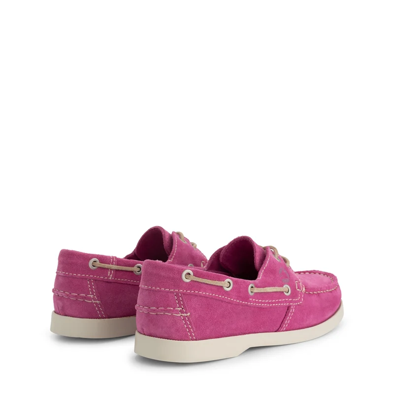Kajaani Damen - Bootsschuhe - Wildleder - Rosa