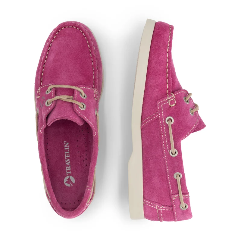 Kajaani Damen - Bootsschuhe - Wildleder - Rosa