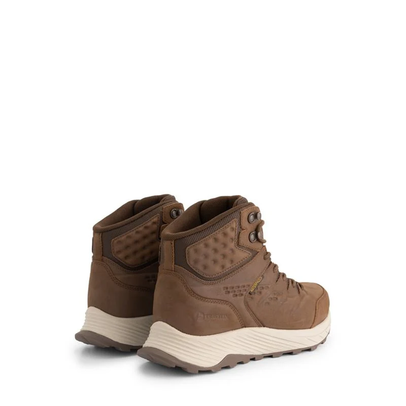 Hobro Damen - Halbhohe Wanderschuhe - Wasserdicht - Dunkelbraun