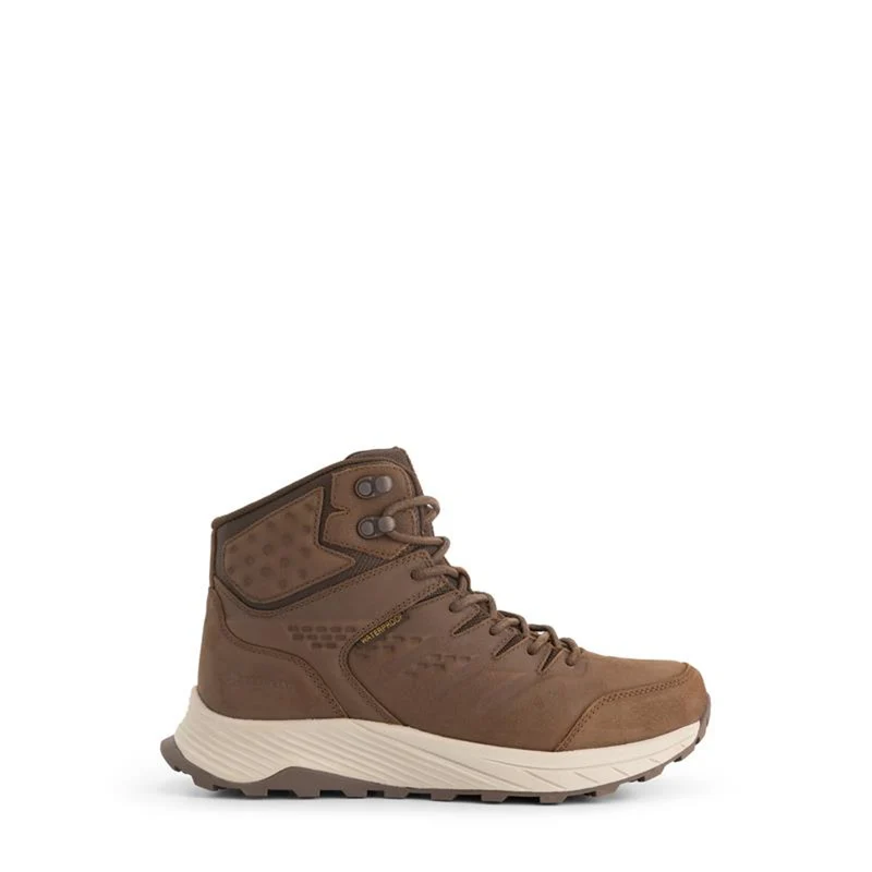 Hobro Damen - Halbhohe Wanderschuhe - Wasserdicht - Dunkelbraun