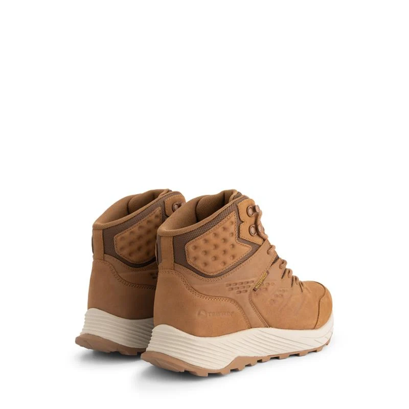 Hobro Damen - Halbhohe Wanderschuhe - Wasserdicht - Cognac