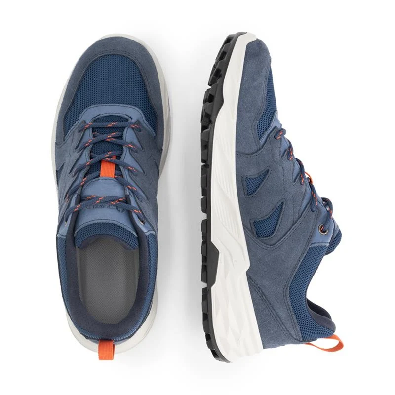 Praesto Herren - Niedrige Wanderschuhe - Wasserdicht - Blau