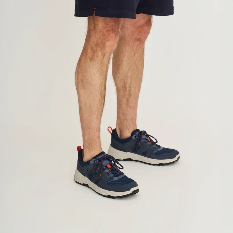 Praesto Herren - Niedrige Wanderschuhe - Wasserdicht - Blau